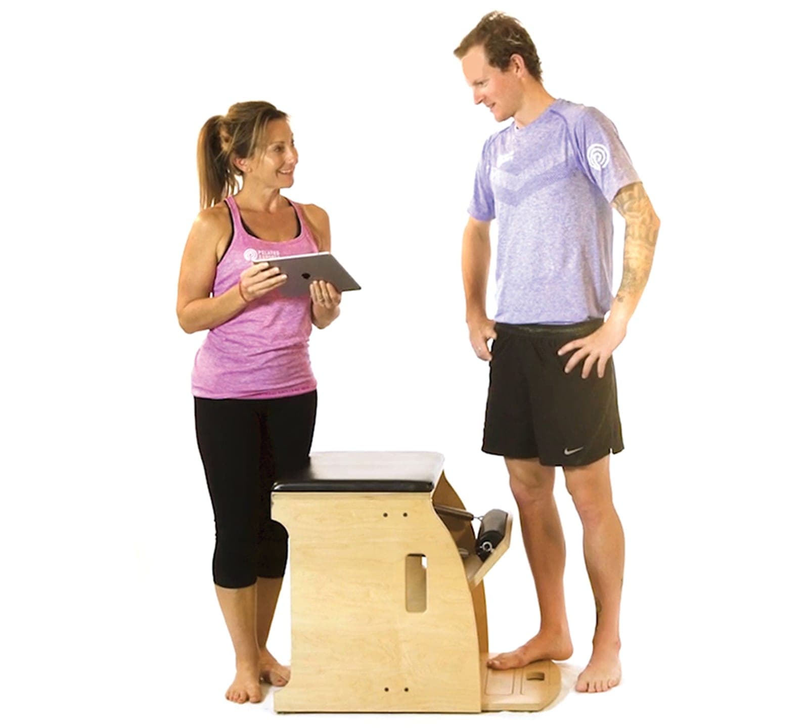 Noeleen O’Shea assessing a client's posture and movement